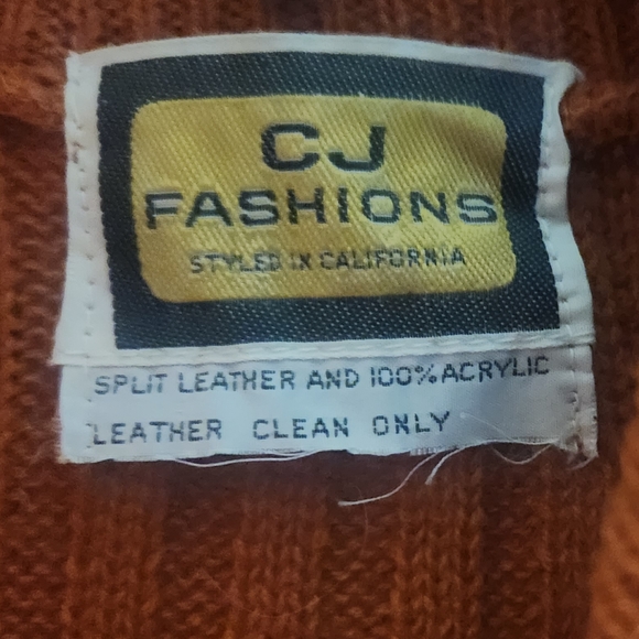 Vintage split leather jacket - Picture 3 of 7